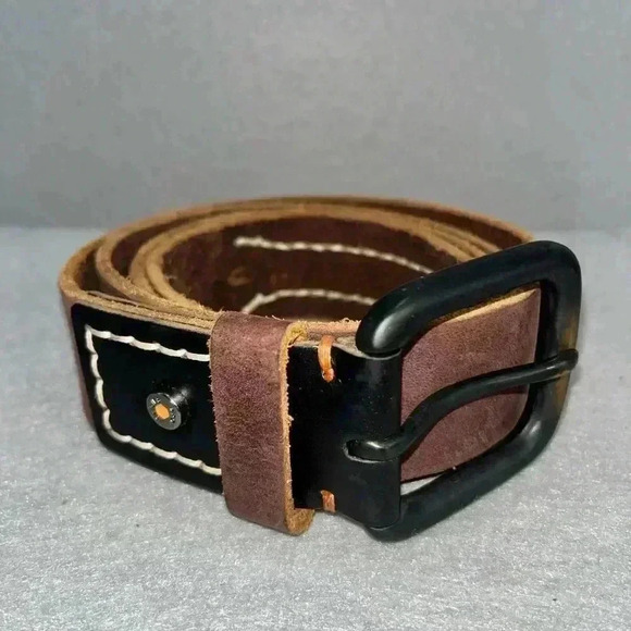 Timberland Pro Leather Belt office to casual work wear rugged durability - Picture 4 of 12